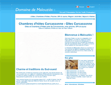 Tablet Screenshot of gite-chambre-hote-carcassonne.fr
